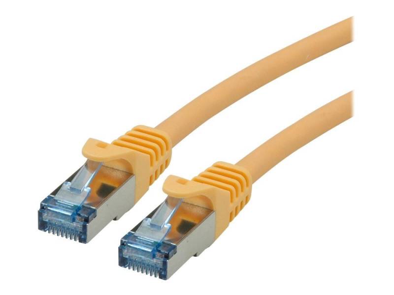 Roline Patch-Kabel RJ-45 (M) zu RJ-45 (M) 15 m SFTP PiMF CAT 6a gelb (21.15.2... von ROLINE