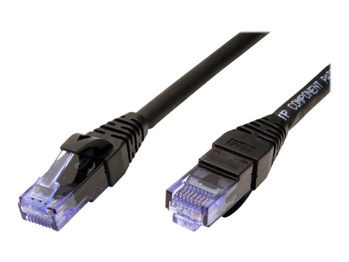 Roline Patch-Kabel RJ-45 (M) zu RJ-45 (M) 2 m UTP CAT 6a schwarz (21.15.2752) von ROLINE