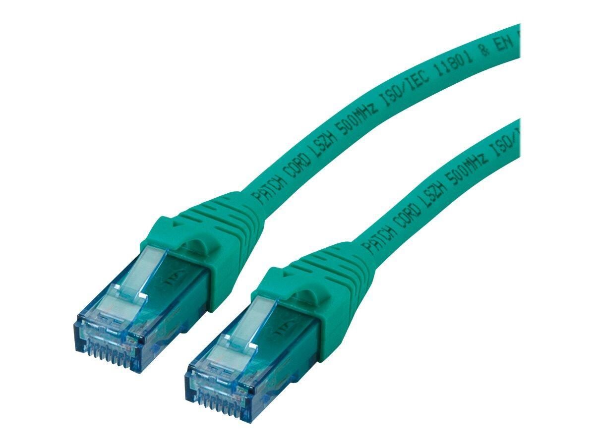 Roline Patch-Kabel RJ-45 (M) zu RJ-45 (M) 30 cm UTP CAT 6a grün (21.15.2984) von ROLINE