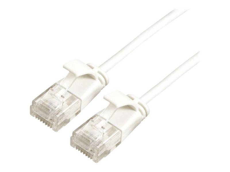 Roline Patch-Kabel RJ-45 (M) zu RJ-45 (M) 30 cm UTP CAT 6a weiß (21.15.0979) von ROLINE