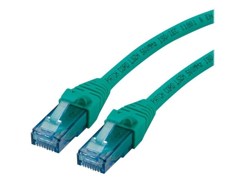 Roline Patch-Kabel RJ-45 (M) zu RJ-45 (M) 5 m UTP CAT 6a grün (21.15.2735) von ROLINE