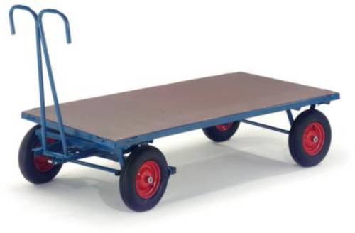 ROLLCART 15-05102 Handpritschenwagen Stahl pulverbeschichtet Traglast (max.): 700kg Bereifung=Luft von ROLLCART