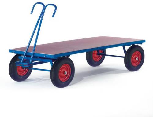 ROLLCART 15-06201 Handpritschenwagen Stahl pulverbeschichtet Traglast (max.): 1500kg Bereifung=Vollg von ROLLCART