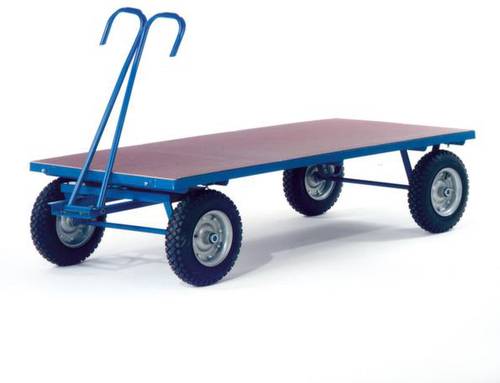 ROLLCART 15-06202 Handpritschenwagen Stahl pulverbeschichtet Traglast (max.): 1500kg Bereifung=Luft von ROLLCART