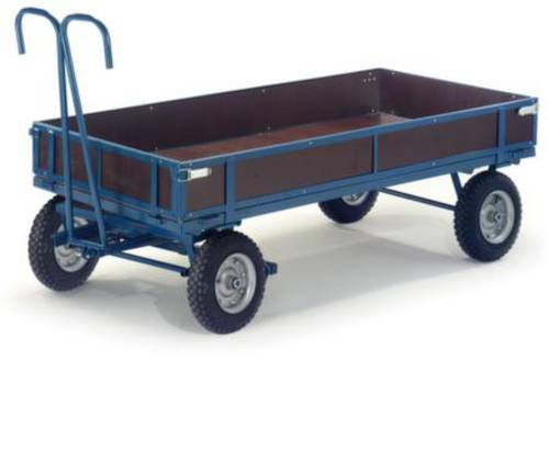 ROLLCART 15-16202 Handpritschenwagen Stahl pulverbeschichtet Traglast (max.): 1500kg Bereifung=Luft von ROLLCART