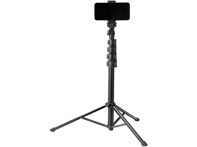 ROLLEI Comfort Max 2 Allrounder-Smartphone-Stativ, Schwarz, Höhe offen bis 157.48 cm von ROLLEI