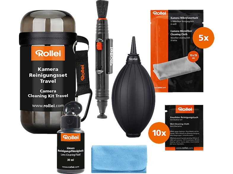 ROLLEI Kamera Travel, Reinigungsset, Schwarz ROLLEI Kamera Travel, Reinigungsset, Schwarz von ROLLEI