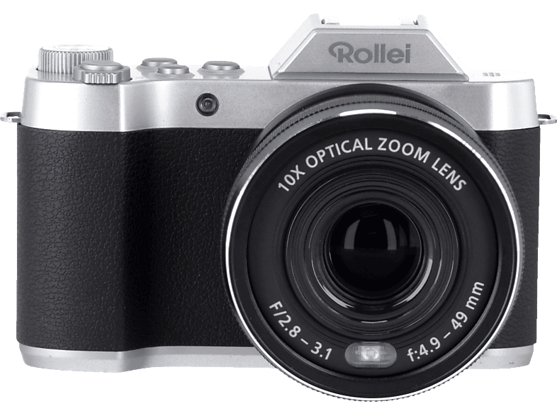 ROLLEI Powerflex 10x Retro Digitalkamera Schwarz/Silber, opt. Zoom, 2.88" IPS ROLLEI Powerflex 10x Retro Digitalkamera Schwarz/Silber, opt. Zoom, 2.88" IPS von ROLLEI