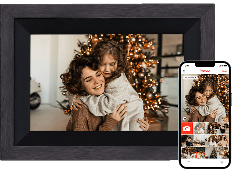 ROLLEI Smart Frame WiFi 105 mit App-Funktion Digitaler Bilderrahmen, 25,53 cm, 1200 x 1920p, Wooden Schwarz ROLLEI Smart Frame WiFi 105 mit App-Funktion Digitaler Bilderrahmen, 25,53 cm, 1200 x 1920p, Wooden Schwarz von ROLLEI