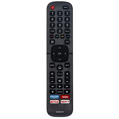 EN2BI27H Ersetzte Fernbedienung Passend für Hisense 32AE5500F H55B7120 40AE5500F H43B7120 H55B7300 H65B7300 H43 B71000 H65B7100 H43BE7400 H43B7500 H65B7500 H75B7510 EN2BI27H Ersetzte Fernbedienung Passend für Hisense 32AE5500F H55B7120 40AE5500F H43B7120 H55B7300 H65B7300 H43 B71000 H65B7100 H43BE7400 H43B7500 H65B7500 H75B7510 von ROLLGAN