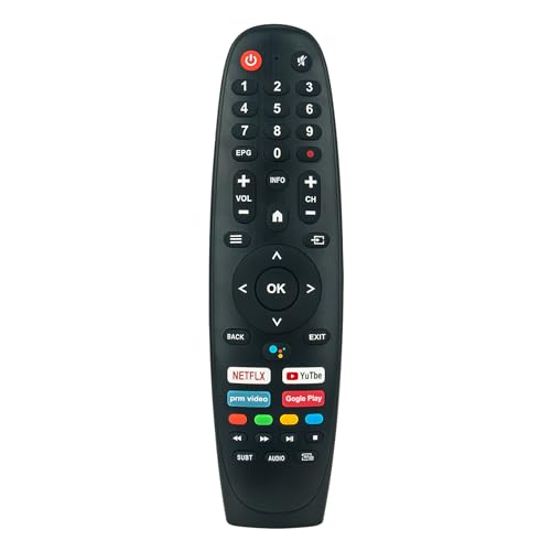 Ersetzte Sprach Fernbedienung Passend für Smart Tech TV 24HA20T3 32HA10T3 32HA10V3 32HA20V3 32HV10V1 43UA10V3 50UA10V3 55UA10V3 65UA10V3 43UA20T3 50UA20T3 75UA10T1 40FA10V3 43FA10V3 Ersetzte Sprach Fernbedienung Passend für Smart Tech TV 24HA20T3 32HA10T3 32HA10V3 32HA20V3 32HV10V1 43UA10V3 50UA10V3 55UA10V3 65UA10V3 43UA20T3 50UA20T3 75UA10T1 40FA10V3 43FA10V3 von ROLLGAN