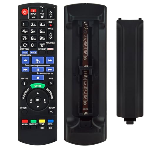 N2QAYB001114 Ersetzte Fernbedienung Passend für Panasonic UHD Blu-ray Recorder DMR-UBS90 DMR-UBC86 DMR-UBC70 DMR-UBS70 DMR-UBC70EGK DMR-UBC86EN-1TB DMR UBC80EGK DMR-UBC90EG-2TB DMR-UBC80 N2QAYB001114 Ersetzte Fernbedienung Passend für Panasonic UHD Blu-ray Recorder DMR-UBS90 DMR-UBC86 DMR-UBC70 DMR-UBS70 DMR-UBC70EGK DMR-UBC86EN-1TB DMR UBC80EGK DMR-UBC90EG-2TB DMR-UBC80 von ROLLGAN