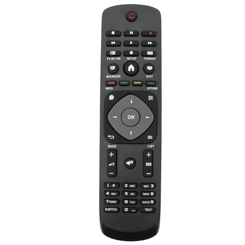 RM-L1225 Ersetzte Fernbedienung Passend für Philips TV 24PHH4000/88 24PHH4109/88 32PHH4100/88 32PHH4319/88 2PFK4109/12 32PFK5300/12 42PFK6559/12 PUH4900/88 996590009443 32PFK4100 32PFK4109 RM-L1225 Ersetzte Fernbedienung Passend für Philips TV 24PHH4000/88 24PHH4109/88 32PHH4100/88 32PHH4319/88 2PFK4109/12 32PFK5300/12 42PFK6559/12 PUH4900/88 996590009443 32PFK4100 32PFK4109 von ROLLGAN