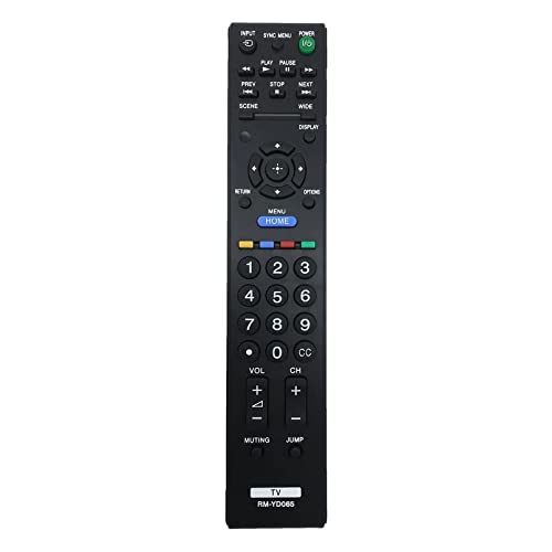 RM-YD065 Ersatz-Fernbedienung kompatibel mit Sony Bravia TV KDL22BX320 KDL22BX321 KDL32BX320 KDL32BX321 KDL32BX420 KDL32BX421 KDL40BX420 von ROLLGAN