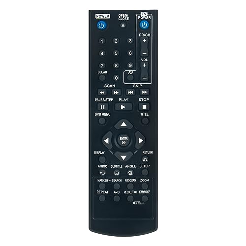 ROLLGAN AKB35840201 Ersetzte Fernbedienung Anwendbar für LG DVD Player DP432H DP522H DP542 DP822H DP932H DV492H DVX392 DVX392H DVX482 DVX482H DVX492H DVX582H DVX692H Compatible AKB35840202 von ROLLGAN