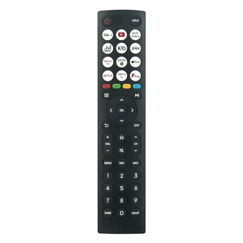ROLLGAN EN2N36H T325573 Ersetzte Fernbedienung Anwendbar für Hisense Smart Vidaa UHD LED TV 40A4KTUK 32A4KTUK HT312758 65U7HQTUK 55U7HQTUK 65A9H 55A85HTUK HT264041 65U8QFTUK 65U8HQTUK 32E4KTUK ROLLGAN EN2N36H T325573 Ersetzte Fernbedienung Anwendbar für Hisense Smart Vidaa UHD LED TV 40A4KTUK 32A4KTUK HT312758 65U7HQTUK 55U7HQTUK 65A9H 55A85HTUK HT264041 65U8QFTUK 65U8HQTUK 32E4KTUK von ROLLGAN