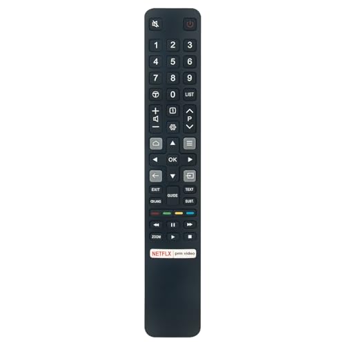 ROLLGAN RC802NU YUI1 Ersetzte Fernbedienung Passend für TCL 4K QLED TV 55C735K 65C735K 75C735K 98C735K 65C935K 75C935K 50QLED760 C735K C935K 85C735K 50QLED820 55QLED760 32ES570F 32S5200 50C635 ROLLGAN RC802NU YUI1 Ersetzte Fernbedienung Passend für TCL 4K QLED TV 55C735K 65C735K 75C735K 98C735K 65C935K 75C935K 50QLED760 C735K C935K 85C735K 50QLED820 55QLED760 32ES570F 32S5200 50C635 von ROLLGAN