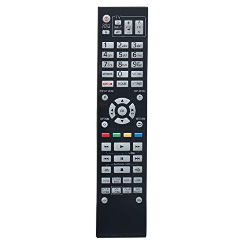 ROLLGAN N2QAYA000172 Ersetzte Fernbedienung Anwendbar für Panasonic BLU Ray Player N2QAYB000175 DP-UB9000 DP-UB9004EGK DP-UB9004 DP-UB9000GNK DP-UB9000EBK DP-UB9000EGK DP-UB9000EG1 von ROLLGAN