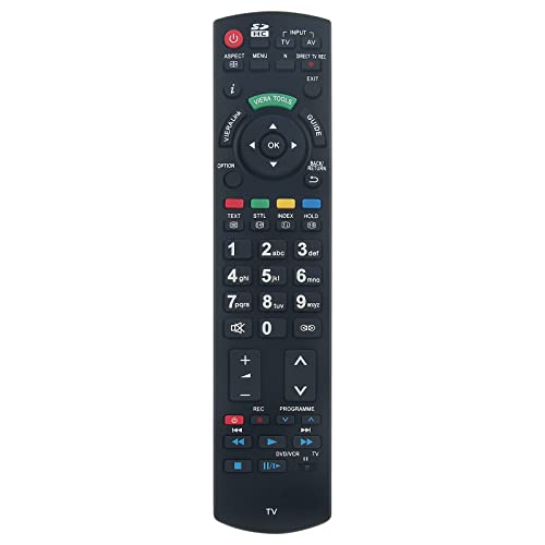 ROLLGAN N2QAYB000428 Ersatz-Fernbedienung kompatibel mit Panasonic N2QAYB000428 Fernbedienung für TV TX-L32G10B TX-L37G10B TX-P50X25E TX-PF37X20 TX-PF42S20 TX-PF42X20 ROLLGAN N2QAYB000428 Ersatz-Fernbedienung kompatibel mit Panasonic N2QAYB000428 Fernbedienung für TV TX-L32G10B TX-L37G10B TX-P50X25E TX-PF37X20 TX-PF42S20 TX-PF42X20 von ROLLGAN