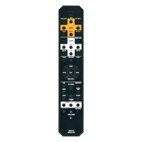 ROLLGAN RAV14 V694130 Ersetzte Fernbedienung Anwendbar für Yamaha AV Receiver RX-V420 RX-V420RDS RX-V396RDS RXV420RDS ROLLGAN RAV14 V694130 Ersetzte Fernbedienung Anwendbar für Yamaha AV Receiver RX-V420 RX-V420RDS RX-V396RDS RXV420RDS von ROLLGAN