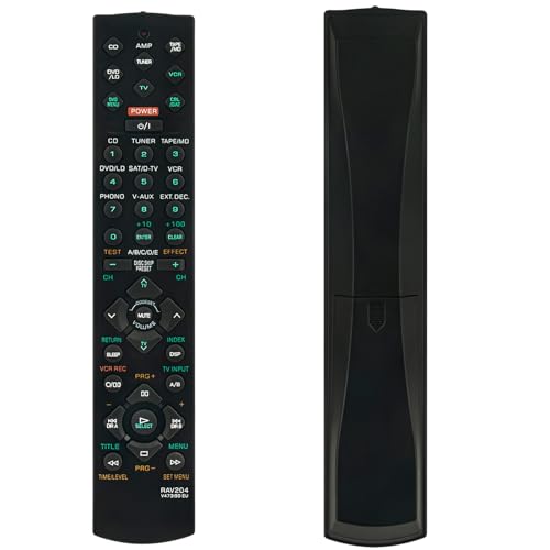 ROLLGAN RAV204 V473190EU Ersetzte Fernbedienung Passend für Yamaha AV Receiver RX-V395RDS RX-V800RDS RX-V496RDS RXV498RDS ROLLGAN RAV204 V473190EU Ersetzte Fernbedienung Passend für Yamaha AV Receiver RX-V395RDS RX-V800RDS RX-V496RDS RXV498RDS von ROLLGAN