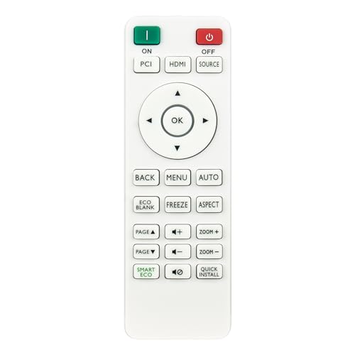 ROLLGAN RCX014 Ersetzte Fernbedienung Anwendbar für BenQ Projectors MH550 MS550 MS610 MU641 MW550 MW612 MW707 MX550 MX611 MX707 TH550 MX612 MS531 MX532 MW533 TW533 MH534 MH606 MH606W MW605 ROLLGAN RCX014 Ersetzte Fernbedienung Anwendbar für BenQ Projectors MH550 MS550 MS610 MU641 MW550 MW612 MW707 MX550 MX611 MX707 TH550 MX612 MS531 MX532 MW533 TW533 MH534 MH606 MH606W MW605 von ROLLGAN