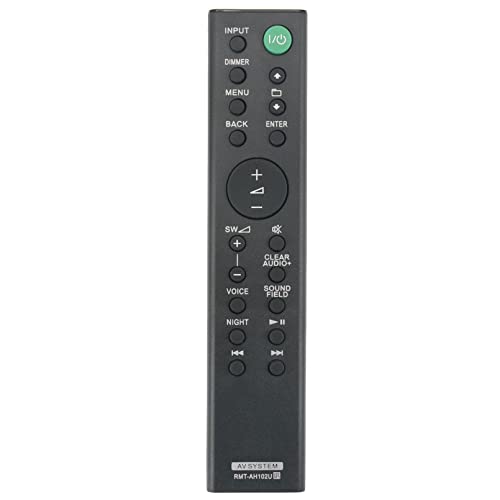 ROLLGAN RMT-AH102U Ersetzte Fernbedienung Anwendbar für Sony Soundbar AV System 149293311 HT-XT100 HT-XT1 HT-RT4 HT-RT40 SACT390 SA-WRT3 SS-RT3 HT-RT3 HT-CT390 SA-CT390 HTXT100 ROLLGAN RMT-AH102U Ersetzte Fernbedienung Anwendbar für Sony Soundbar AV System 149293311 HT-XT100 HT-XT1 HT-RT4 HT-RT40 SACT390 SA-WRT3 SS-RT3 HT-RT3 HT-CT390 SA-CT390 HTXT100 von ROLLGAN