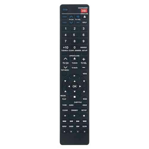 ROLLGAN SE-R0252Ersetzte Fernbedienung Anwendbar für Toshiba HD DVD Player HD-A2 HD-A20 HD-A35KU HD-A35 HDA2KU HD-A2C HD-A2KU HD-A2KC HD-A2W HDA20KU HDEP10 ROLLGAN SE-R0252Ersetzte Fernbedienung Anwendbar für Toshiba HD DVD Player HD-A2 HD-A20 HD-A35KU HD-A35 HDA2KU HD-A2C HD-A2KU HD-A2KC HD-A2W HDA20KU HDEP10 von ROLLGAN