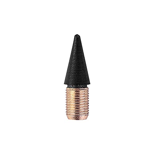 1 /6/12 STK Tintenlose Bleistifte,Unendlicher Bleistift,Tragbar Technologie Wiederverwendbar Unbegrenztes Schreiben Ewiger Bleistift Kein Tintenstift,mit auswechselbarem Graphitstift (1PC-Black4) von ROMIDA