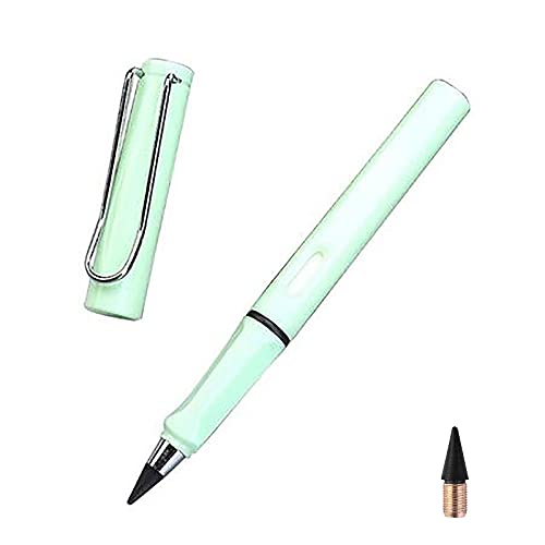1 /6/12 STK Tintenlose Bleistifte,Unendlicher Bleistift,Tragbar Technologie Wiederverwendbar Unbegrenztes Schreiben Ewiger Bleistift Kein Tintenstift,mit auswechselbarem Graphitstift (1PC-Light green) 1 /6/12 STK Tintenlose Bleistifte,Unendlicher Bleistift,Tragbar Technologie Wiederverwendbar Unbegrenztes Schreiben Ewiger Bleistift Kein Tintenstift,mit auswechselbarem Graphitstift (1PC-Light green) von ROMIDA
