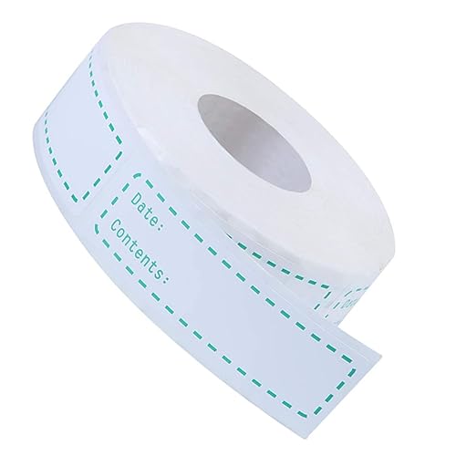 ROMISBABA 1 DIY-Index-Aufkleber sortiment Identifikation Rekorddatum Aufkleber Etiketten für die Lebensmittelrotation Mason Daten Küche Essen Datum Aufkleber DIY klassifizierte Paste Green von ROMISBABA