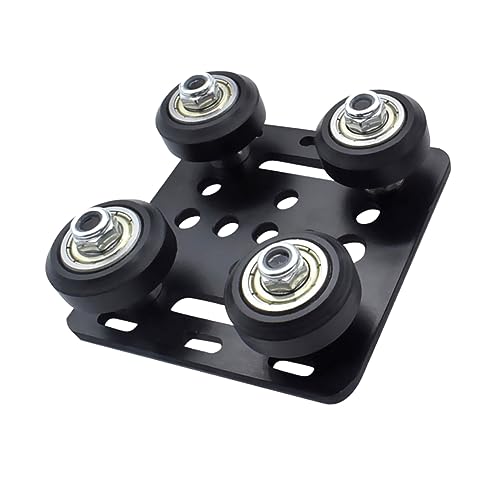 ROMISBABA 1 Satz Riemenscheibe aus Aluminiumprofil Extrusion Aluminiumprofilräder für 3D-Druckerteile spezielle Gleitplattenriemenscheibe für Drucker Rad mit Platte für Drucker Schwarz ROMISBABA 1 Satz Riemenscheibe aus Aluminiumprofil Extrusion Aluminiumprofilräder für 3D-Druckerteile spezielle Gleitplattenriemenscheibe für Drucker Rad mit Platte für Drucker Schwarz von ROMISBABA