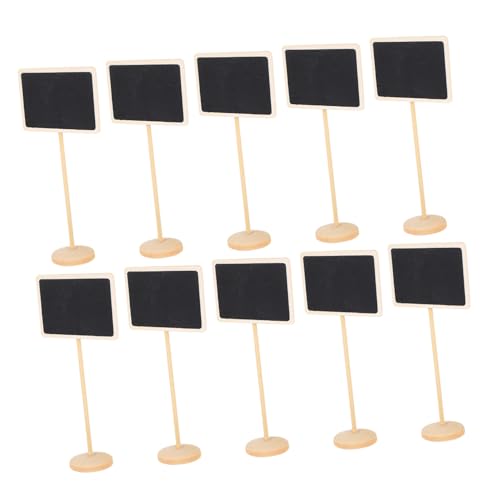 ROMISBABA 10 Stück Nachrichtentafel Holzmeldebafel Holztafeln Mini-Tafeldekor Tafelschild mit Staffeleiständer Mini-Tafelschild kleines Tafelschild Black ROMISBABA 10 Stück Nachrichtentafel Holzmeldebafel Holztafeln Mini-Tafeldekor Tafelschild mit Staffeleiständer Mini-Tafelschild kleines Tafelschild Black von ROMISBABA