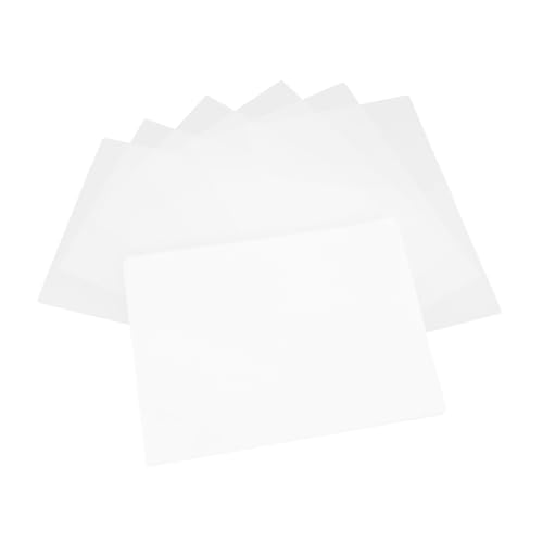 ROMISBABA 100 Blatt Kunststofffolie Kleine Laminiertaschen Klassenzimmer Müssen Haben Laminator-trägerhülse Vorschulklassen Müssen Haben Thermolaminiertaschen Eva-beschichtung Transparent von ROMISBABA