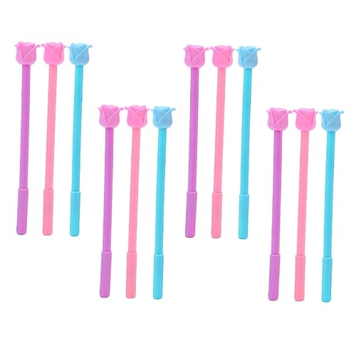 ROMISBABA 12 Stück Gel Stift Stifte Masse Pen Masse Löschbarer Stift Tinte Löschbare Stifte Schüler Schreiben Stift Gelstift Für Studenten Schreibender Gelstift Plastik von ROMISBABA