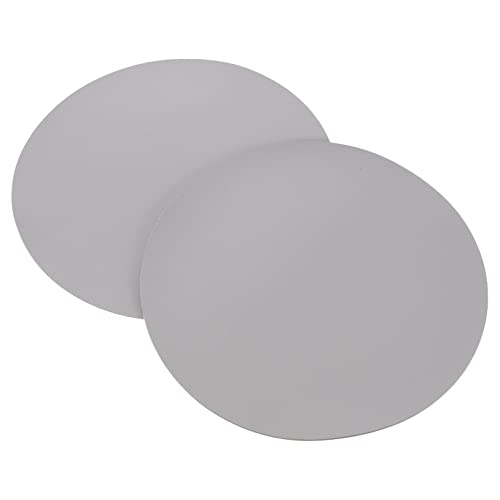 ROMISBABA 2 Stück Rutschfestes Mauspad Tragbares Mauspad Runde Mauspads -Pads Grey Gummi ROMISBABA 2 Stück Rutschfestes Mauspad Tragbares Mauspad Runde Mauspads -Pads Grey Gummi von ROMISBABA
