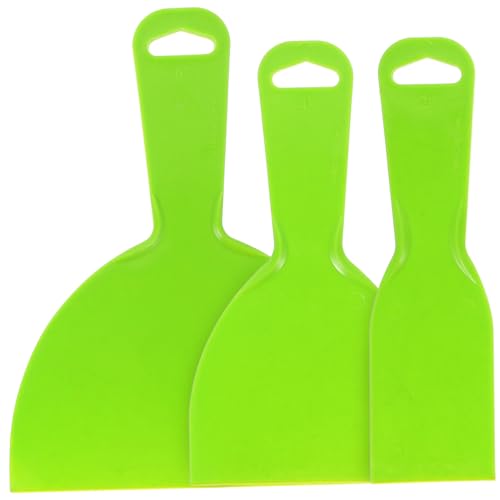 ROMISBABA 3 Stücke Werkzeug Zubehör Entfernung drucken Entferner Fußleiste 3D-Druckschaber Bett Bausatz Herdschaber klopfen Spachtel für 3D-Druck Schaber für 3D-Drucker Green von ROMISBABA