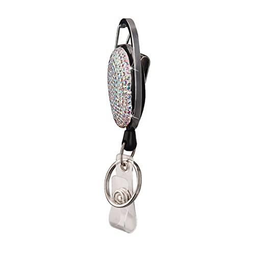 ROMISBABA Schlüsselrolle papierklammer paperclips büro klammer id card holder Ausweisclip Drehbarer Clip für die Abzeichenrolle Abzeichen-Clip Abzeichenhalter ID-Abzeichen-Rollenclip von ROMISBABA