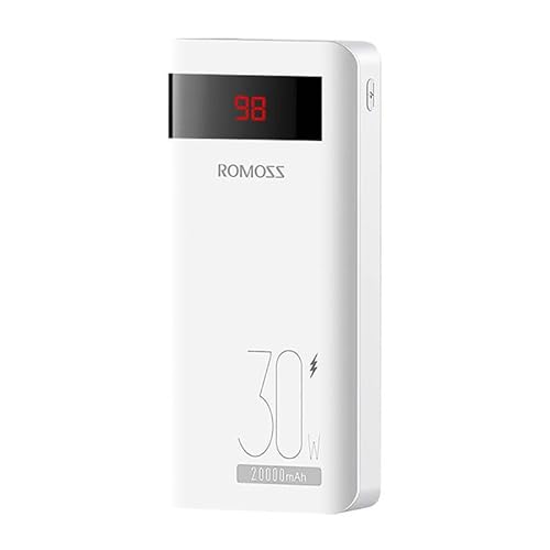 Romoss Sense6PS Pro Powerbank 20000mAh, 30W (Weiß) von ROMOSS