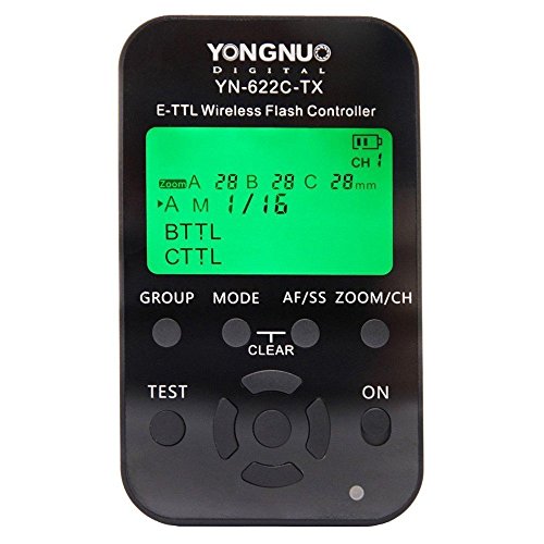 Yongnuo YN-622C-TX E-TTL Funkauslöser für Canon 500D 550D 600D 650D 700D 1000D 1100D 50D 60D 70D 1D 1D2 1D3 1D4 1Ds 1Ds2 1Ds3 1DX 1DC 5D 5D2 5D3 6D 7D Blitzgerät: Canon 580EX 580EXII 600EX, YongNuo 565EX 565EXII 568EX 568EXII von ROMSION