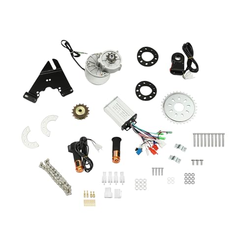 ROMYIX 240V 250W Elektromotor Kit mit 16A Controller, Reversierfunktion, Digitalanzeige, 3000RPM High Speed Brushless Motor für Elektrofahrräder von ROMYIX