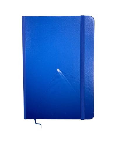 ROOGU Notizbuch A5 | Adriatisches Meer & Schiff| 160 Seiten Blanko | Hardcover Kunstleder | Reisetagebuch Skizzenbuch | Künstlerisches Design von ROOGU