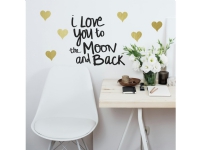 Love you to the moon Wallstickers von ROOMMATES