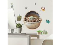 Star Wars Mandalorian - Painted Baby Yoda Wallstickers von ROOMMATES