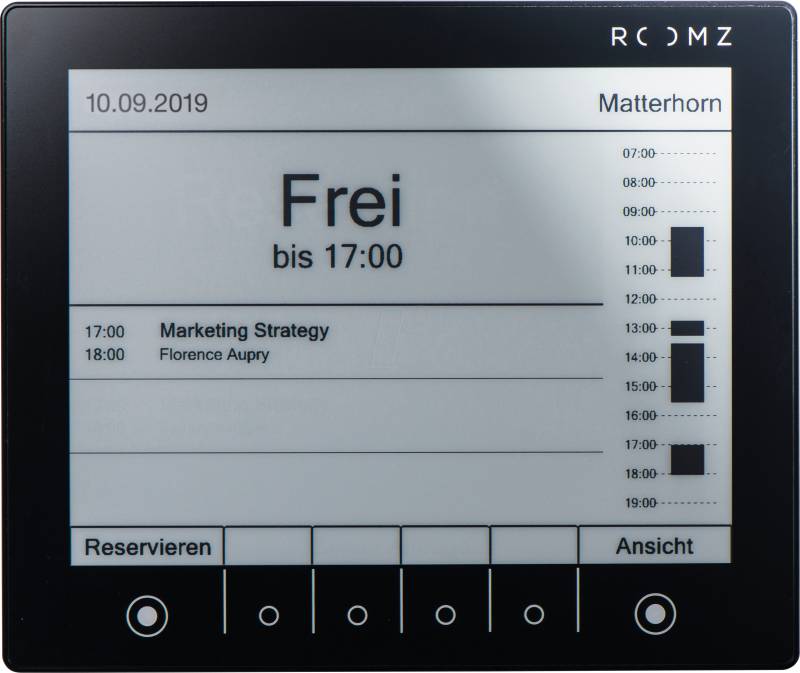 ROOMZ DISPLAY SI - Raumplanungsdisplay, Roomz, silber von ROOMZ
