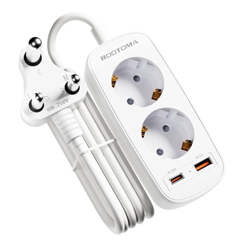 Adapter für Südafrika mit PD20W USB Schnellladegerät, Reisestecker Namibia, Reiseadapter Südafrika, Steckdosenadapter für Südafrika, Namibia, Lesotho, Mosambik, Botsuana, Lesotho, 1,5M Kabel, Typ M Adapter für Südafrika mit PD20W USB Schnellladegerät, Reisestecker Namibia, Reiseadapter Südafrika, Steckdosenadapter für Südafrika, Namibia, Lesotho, Mosambik, Botsuana, Lesotho, 1,5M Kabel, Typ M von ROOTOMA