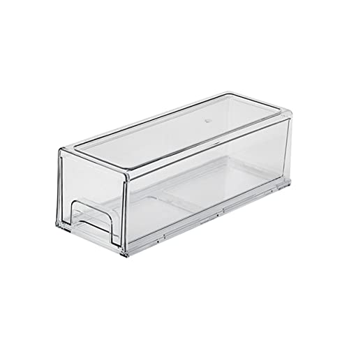 RORPOIR Aufbewahrungsbox Kühlschrankbehälter Durchsichtiger Kühlschrankbehälter Gefrierbehälter Aufbewahrungsbox Für Stapelbarer Kühlschrankbehälter von RORPOIR