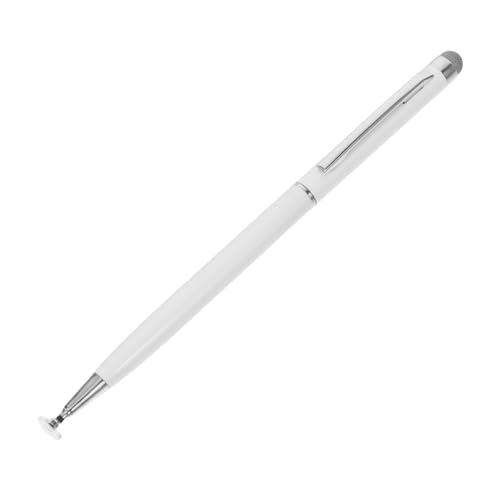 RORPOIR Berühren Sie Handschriftenkondensatorstift Tragbarer Stylus Leichter Touch Pen Tablet Stift Touchscreen Zubehör Universeller kapazitiver Eingabestift kapazitiver Stift Metall Weiß von RORPOIR