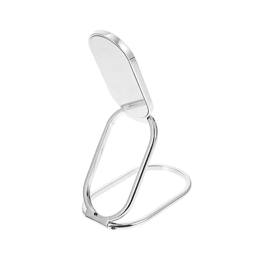 RORPOIR Mobilfunkhalter Ringschnalle Tablet-Halterung Tablet Halterung handyhalter tischdeckenklammern praktisch Fingerringständer Telefonringhalter Zinklegierung Silver von RORPOIR