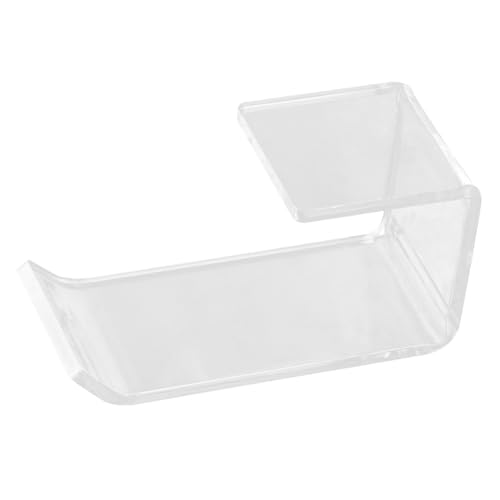 RORPOIR Pc Kopfhörerständer Kopfhörer Organizer Gaming Kopfhörerhalter Headset Halterung Wandmontierter Kopfhörerhalter platzsparend Kopfhörerhalterung Gaming -Kopfhörer Acryl Transparent von RORPOIR